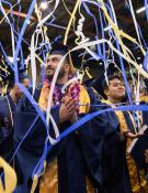 students at graduation