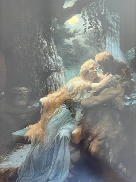 A classical painting of figures of myth