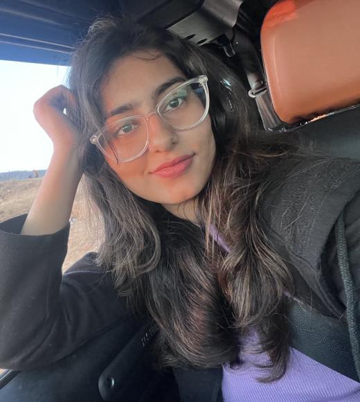 photo of Meher looking at camera